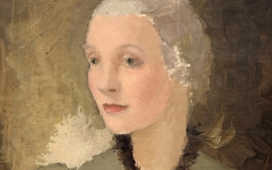 Dietz Edzard Painting (Unfinished Portrait) - Dietz Edzard (1893-1963)