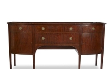 A Federal style mahogany sideboard 19th/20th century L: 72...