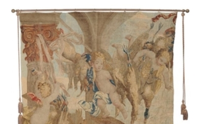 A Franco-Flemish wool and silk tapestry, late 17th / early 18th century
