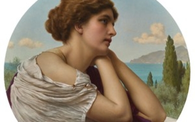 HEART ON HER LIPS AND SOUL WITHIN HER EYES, John William Godward