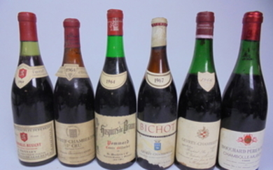 Mixed Lot Burgundy 1964/1966/1967