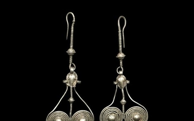 Parthian Silver Earrings