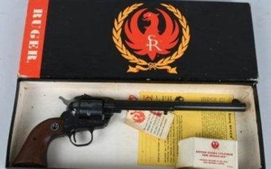 RUGER SINGLE-SIX .22 and .22 MAG REVOLVER W/BOX