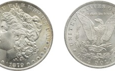 Silver Dollar, 1879-S, PCGS MS 68 CAC