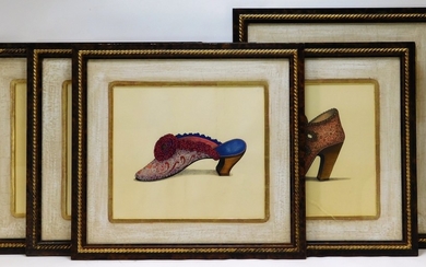 5 Fiona Saunders Shoe Study Paintings