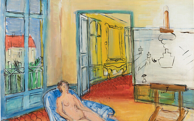 Raoul Dufy, Nu dans l'atelier de la place Arago à Perpignan