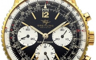 54047: Breitling Gold Plated & Stainless Steel Twin Jet