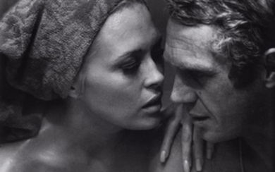 Bill Ray (1936-) - Steve McQueen & Faye Dunaway, 'The Whisper', on the set of 'The Thomas Crown affair', 1967