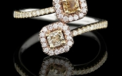 Multi-Colored Diamond Ring