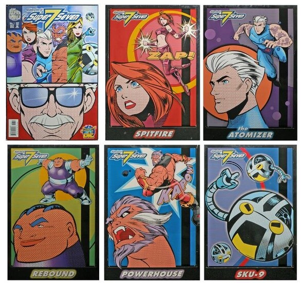 6 Comic Con Displays for Stan Lee's Super Seven