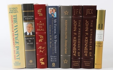 (8) books on or by U.S. Presidents, some signed