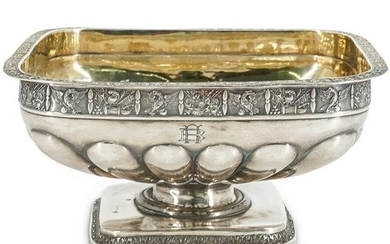 875 Silver Footed Figural Bowl