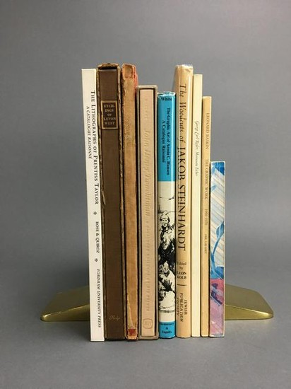 9 volumes. American Printmakers. Catalogues.