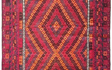9 x 13 KILIM RUG Handmade Afghanistan Wool Flat Weave Carpet