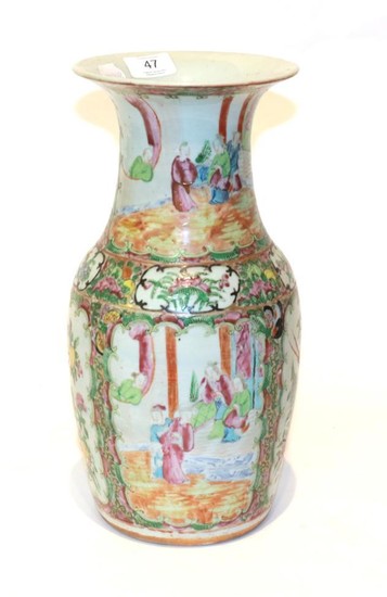 A 19th century Canton famille rose vase