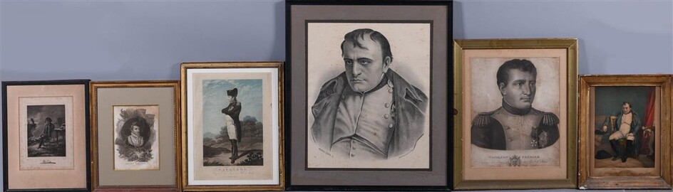 A GROUP OF SIX PRINTS OF NAPOLEON