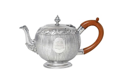 A George IV Silver Teapot by Benjamin Smith, London, 1822