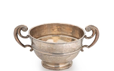 A George V silver rose bowl