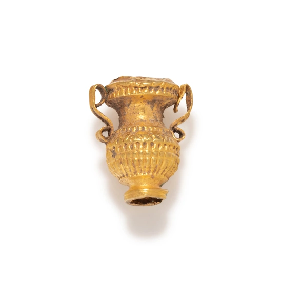A Greek Gold Amphora Ornament