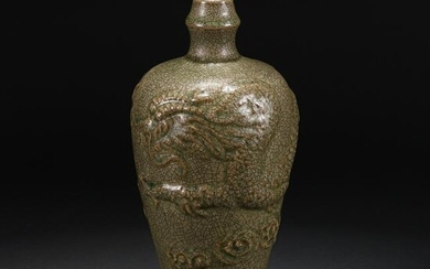 A RU-WARE POTTERY VASE MEIPING
