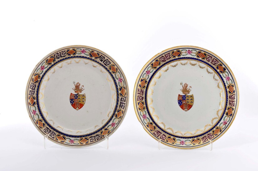 A pair of dishes