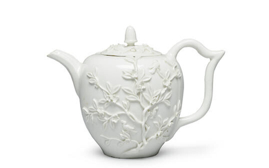 A rare Meissen teapot and cover, circa 1730