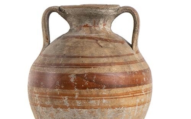 ANFORA ITALO-GEOMETRICA VII - VI secolo a.C. alt. cm 19,5...