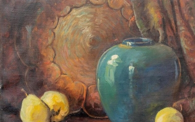 Adele Brunet (1871-1963), Still Life with Blue Vase