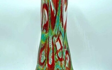 Afro Celotto - Vase, Sculpture vase with murrine (50 cm) - Glass