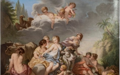After François BOUCHER (1703-1770) Meissen Porcelain