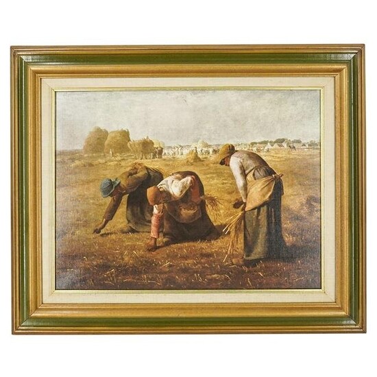 After J.F. Millet (French, 1814) "The Gleaners" Giclee