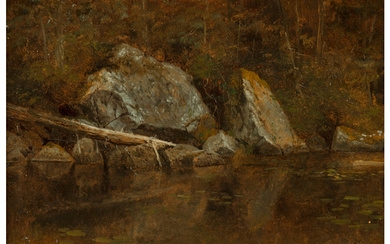 Albert Bierstadt (1830-1902), White Mountains, Echo Lake (1869)