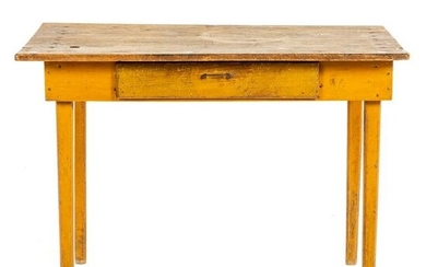 American Painted Pine Table