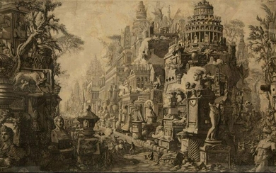 An Allegorical Frontispiece of Rome and its History
