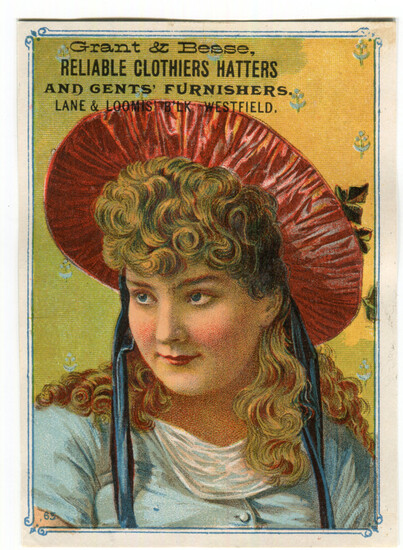 An album containing early chromolithographed advertisements, trade cards and large scraps.