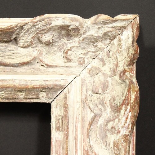An early 20th Century French carved frame, rebate size - 16....