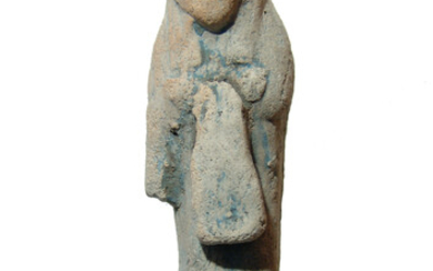 An interesting Egyptian terracotta overseer ushabti