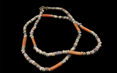 Ancient Egyptian Faience Bead Necklace - No Reserve (No Reserve Price)