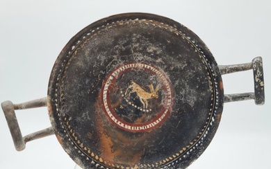 Ancient Greek, Magna Graecia Ceramic Kylix, 23 cms. w. (No Reserve Price)
