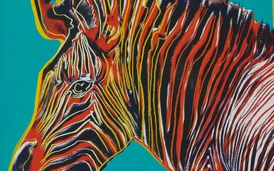 Andy Warhol, Grevy's Zebra from Endangered Species