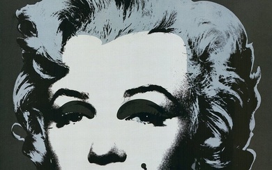 Andy Warhol (after) - Marilyn Monroe (Black), XXL size, ® 1993 The Andy Warhol Foundation