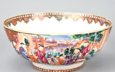 Antique 19th C Chinese Hand Painted Porcelain Bowl