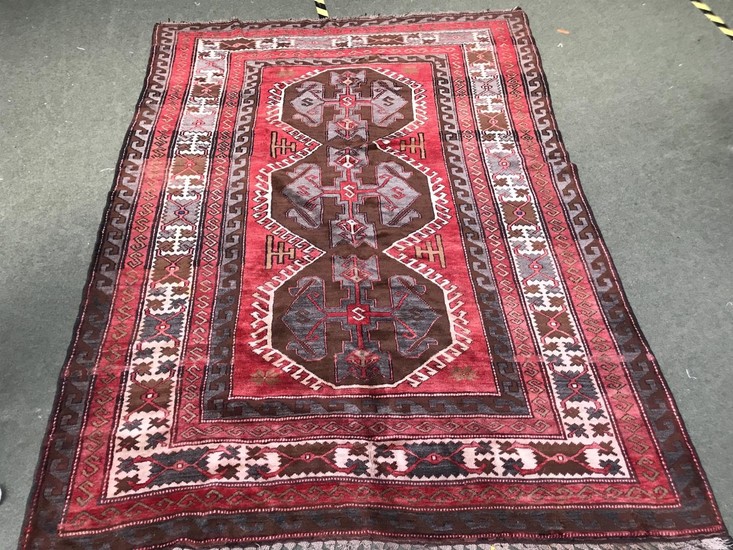 Antique Anatolian rug 2.48 X 1.91m