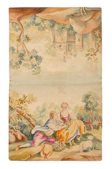 Antique Tapestry 35 X 21 cm