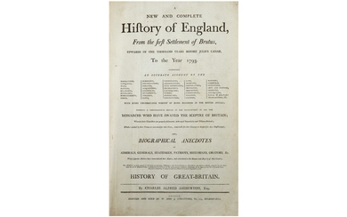 Ashburton (Charles Alfred) A New and Complete History of England...
