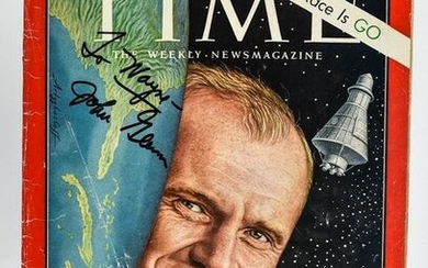 Astronaut John Glenn Inscribed Signed Time Magazine