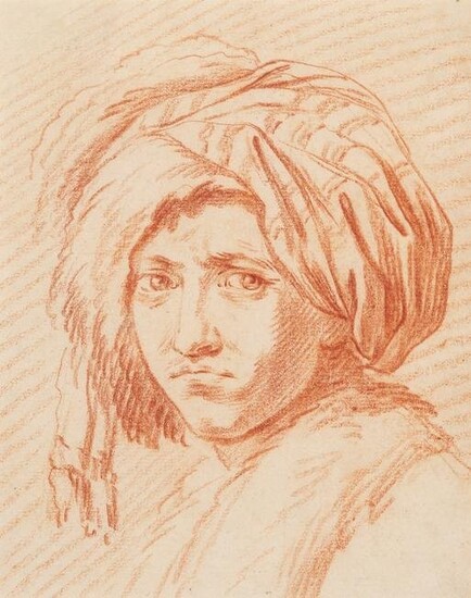 Attributed to Jean Baptiste Le Prince A Man in a Turban