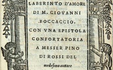 BOCCACCIO, Giovanni (1313-1375) - Laberinto d'amore.