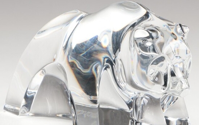 Baccarat "Bear Cub" Crystal Figurine