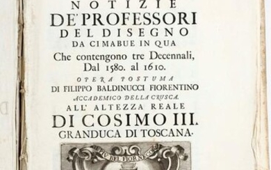 Baldinucci, Filippo, Notizie de' professori del disegno